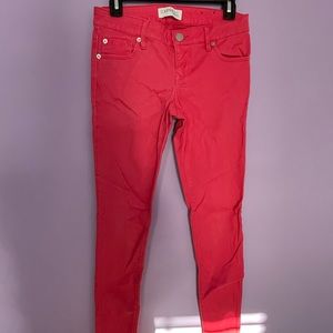 Pink Express Skinny Jeans Size 0